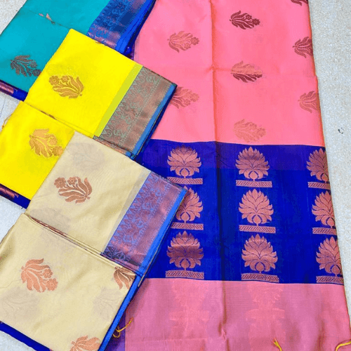 Fashionable handloom saree for trendy look