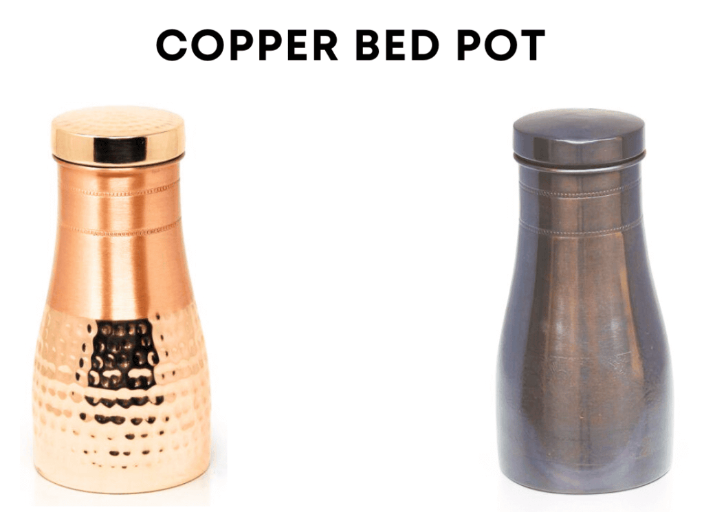 copper bed pot.
