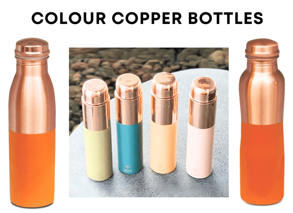 colour copper bottle.