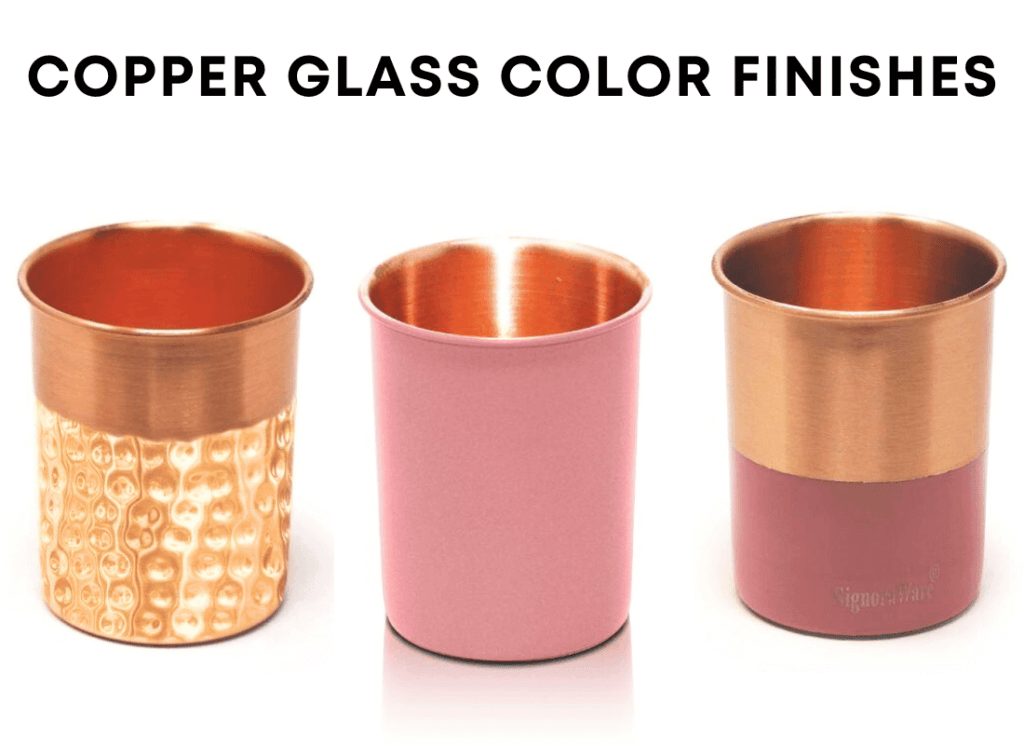 copper glass set