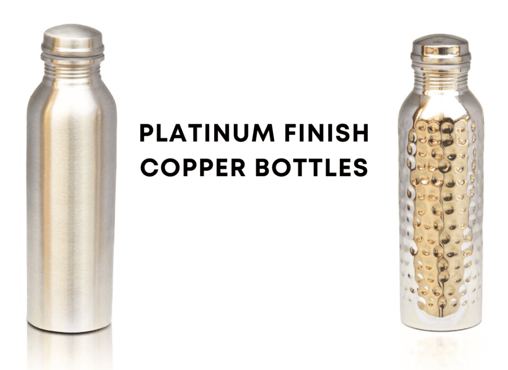 platinum finish copper bottle